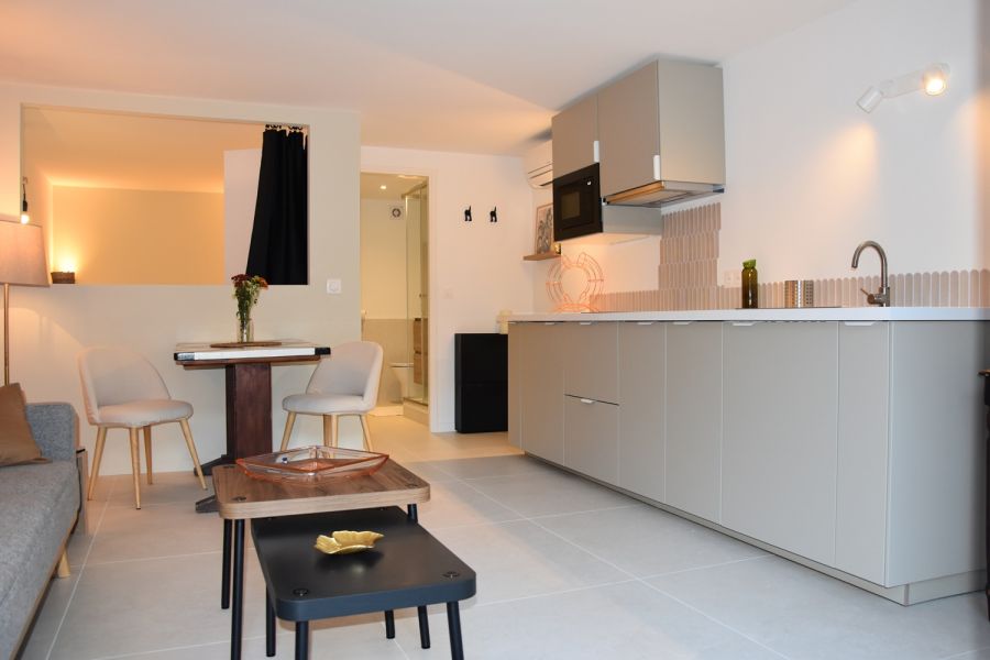 vue d'ensemble de l'appartement réalisé à partir de zéro